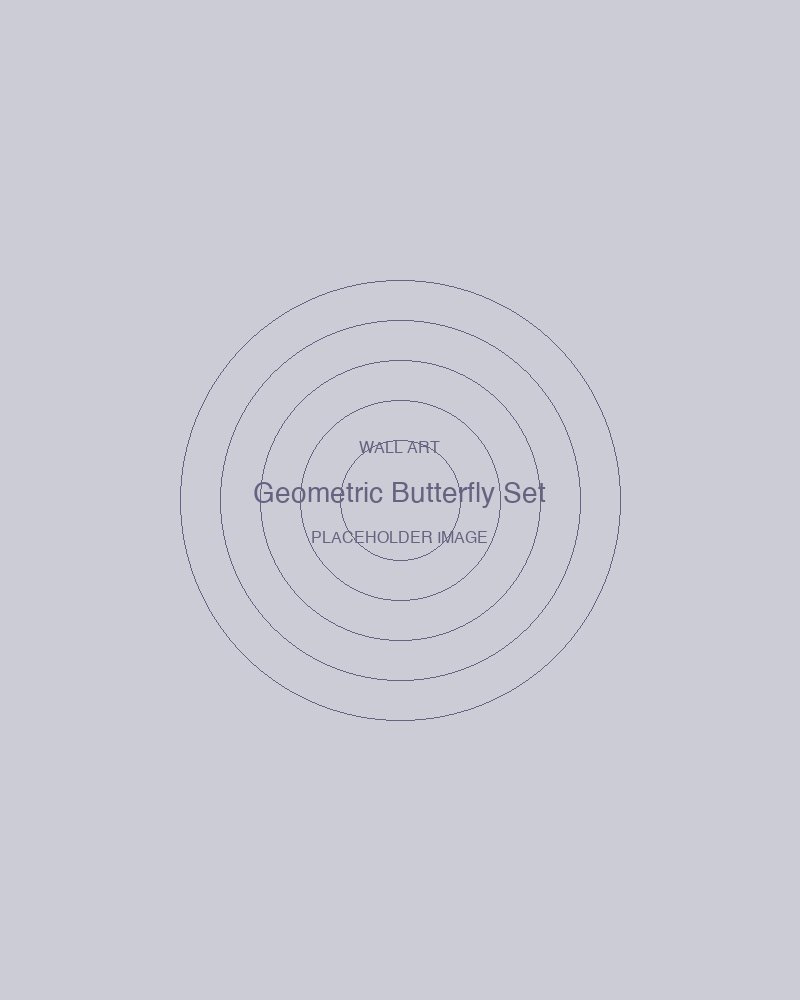Geometric Butterfly Set