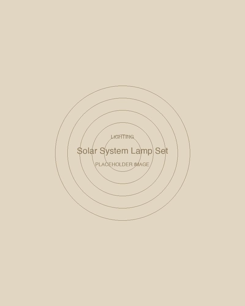 Solar System Lamp Set